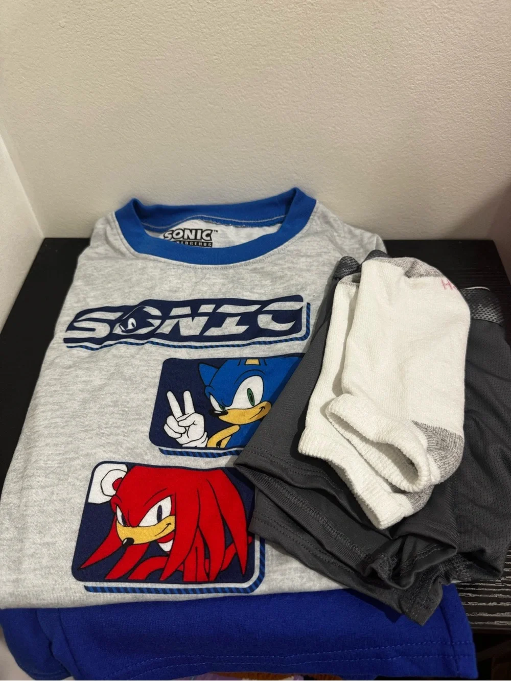 Target Sonic the Hedgehog Grey, Blue and Red Kids Matching Set